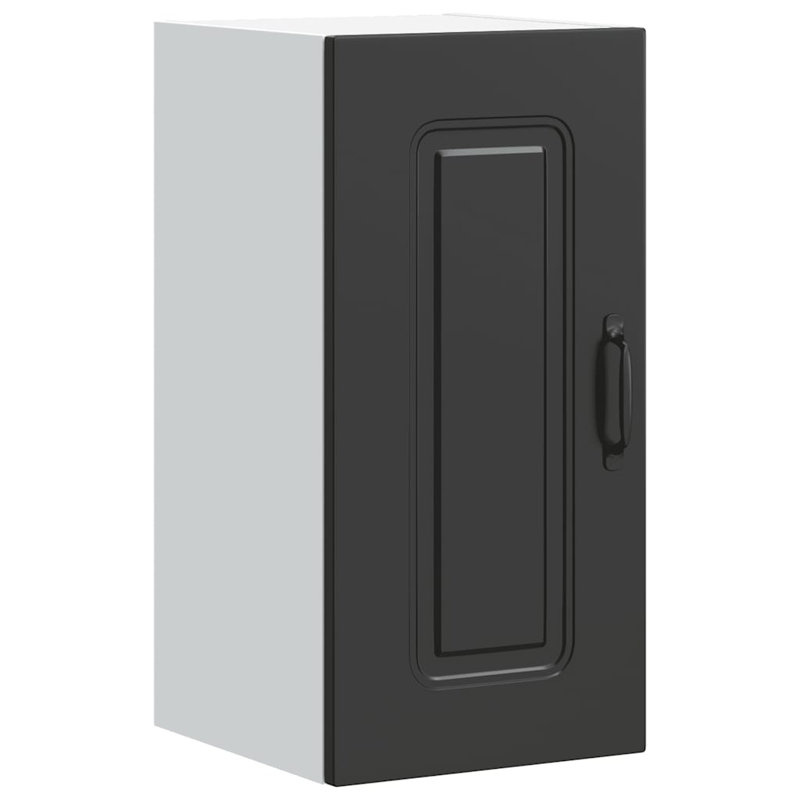 vidaXL Kitchen Wall Cabinet Engineered wood Medium, Black