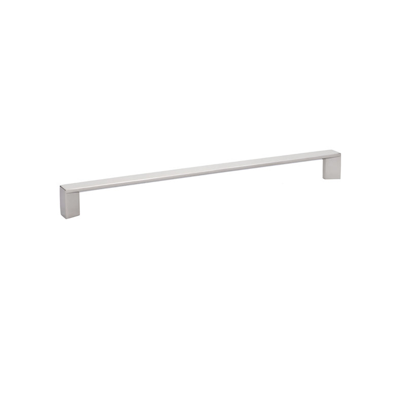 Poignée barre San Carlos, Nickel poli à vie, 10"