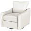 Fauteuil d'appoint pivotant en tissu rembourré pour les salons confortables-508994551
