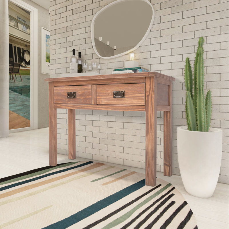 Heartwood 100cm Console Table, Brown, Brown