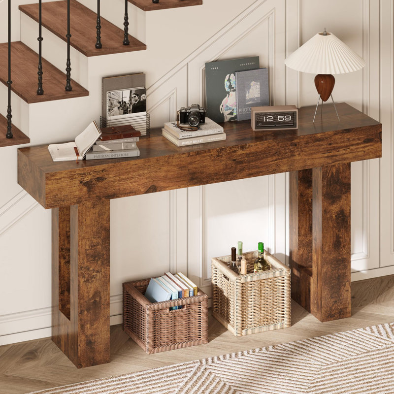 Table d'entrée de ferme, console étroite