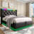 Upholstered Bed With Hydraulic Storage, Usb & Type-c Charging And 360° Surround Led-2045717089