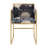 55.88Cm Wide Velvet Armchair-462395346