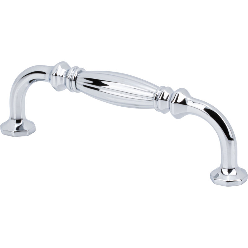 Roscato Pull, Unlacquered Brass, 3 3/4"
