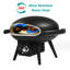 Four à pizza au propane en acier avec moteur à rotation automatique et ensemble complet de préparation de pizza Auto