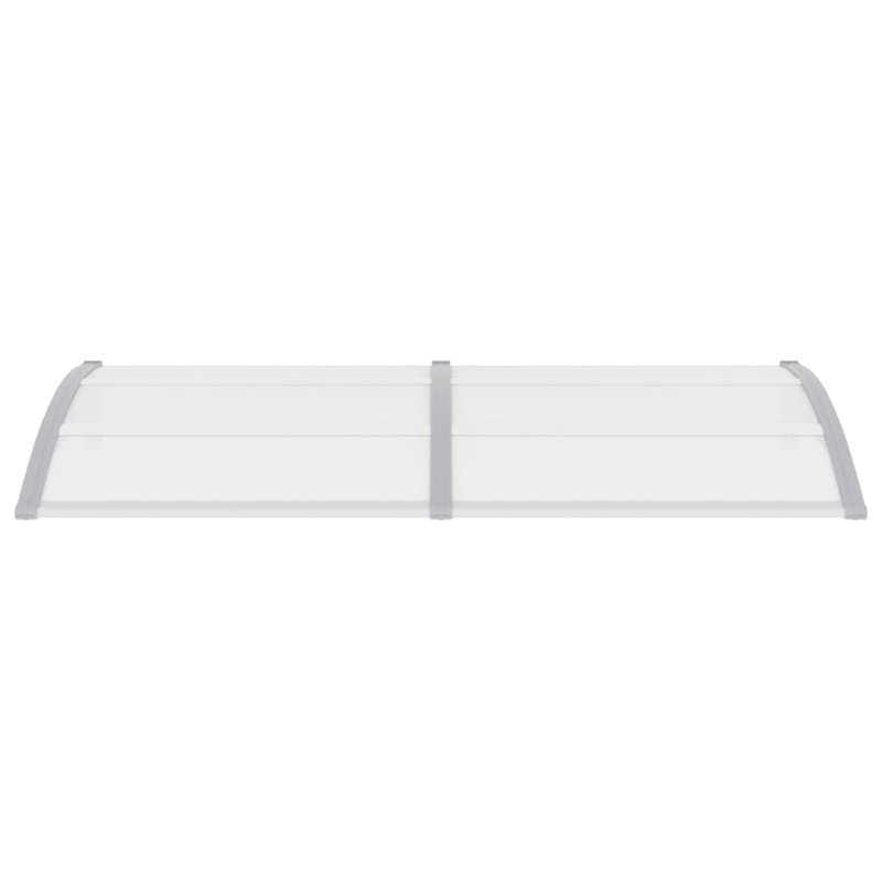 Aghasi vidaXL Door Canopy, Outdoor Awning for Porch & Patio, Polycarbonate Cover, 1" H  x 118.1" W x 39.4" D