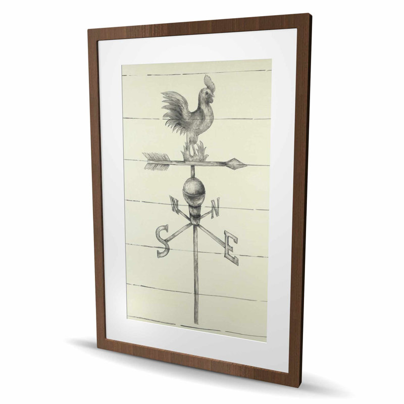 Reproduction matelassée rétro girouette beige pour la décoration intérieure, H 36 po x l 24 po, Brun