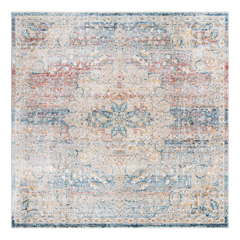 Alize Oriental Indoor Rug, Square 8'
