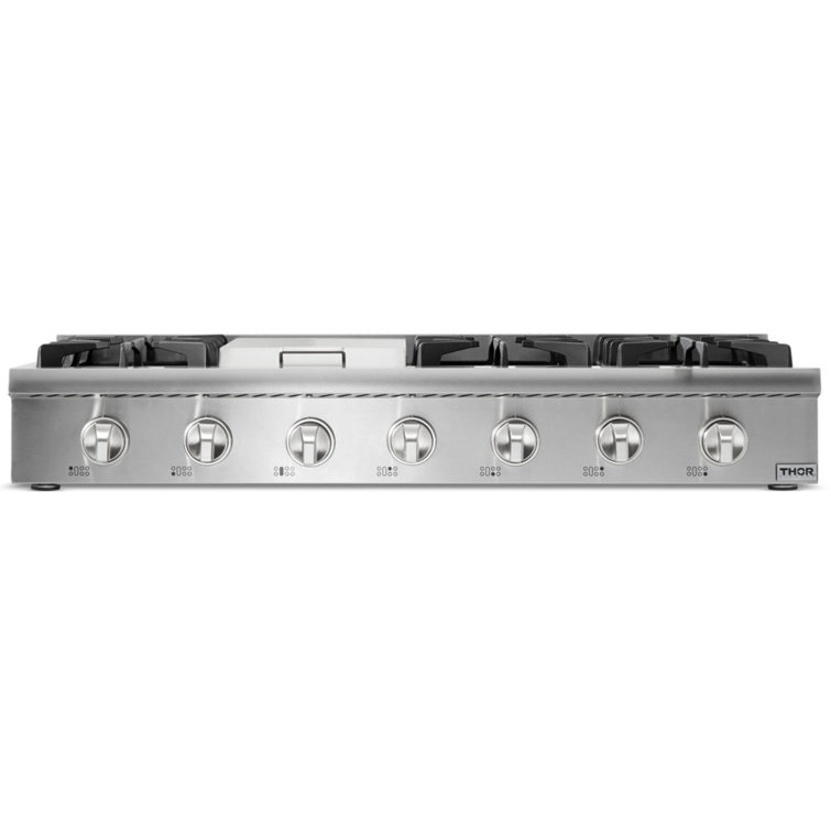 Thor Kitchen 48" Stainless Steel Natural Gas 6 Burner Cooktop