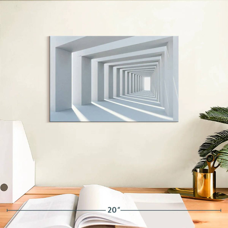 Architecture cubique, H 8 po x l 12 po