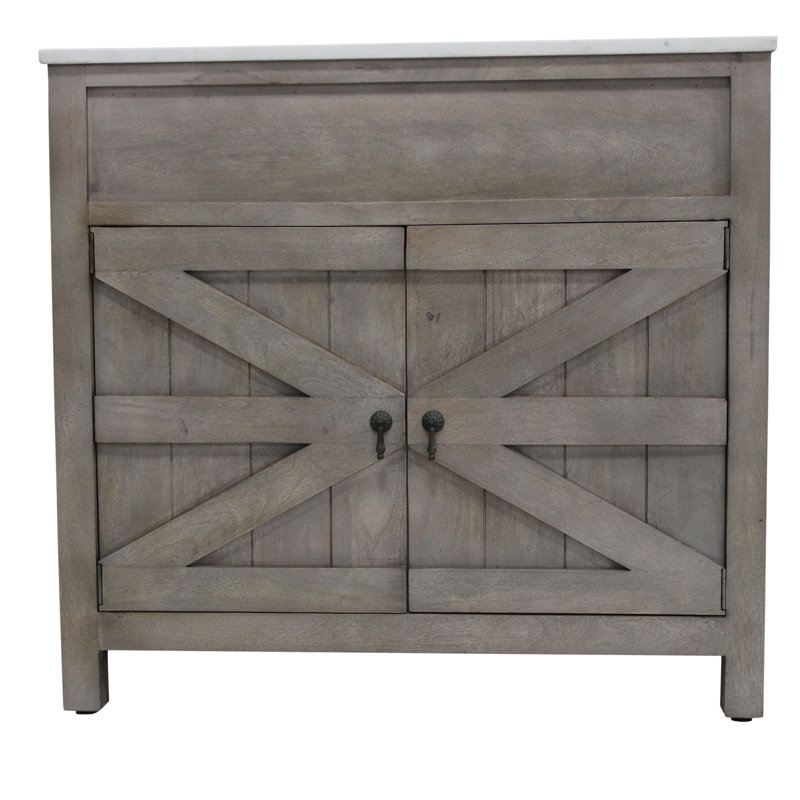 Lionel 36'' Single Bathroom Vanity with Ceramic Top