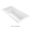 Andrea® 19 DoloMatte 54" x 32" Soaking Solid Surface Bathtub-296523248-334094719