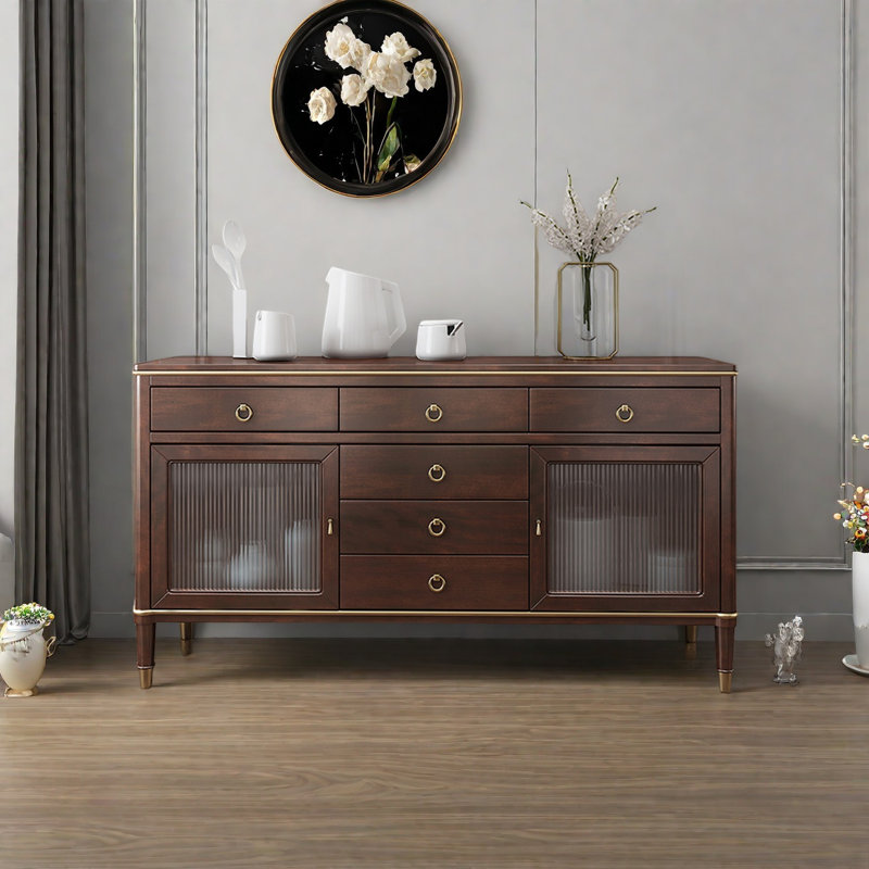 Armoire à thé Simple Living Room, Noyer