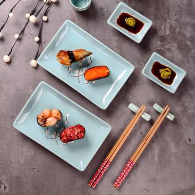 Ceramic Sushi Set, Sushi Lover Gift Idea, Pottery Sushi Set, Minimal Sushi  Set. 