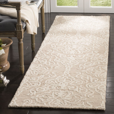 Tapis en laine touffeté à la main Davyan
