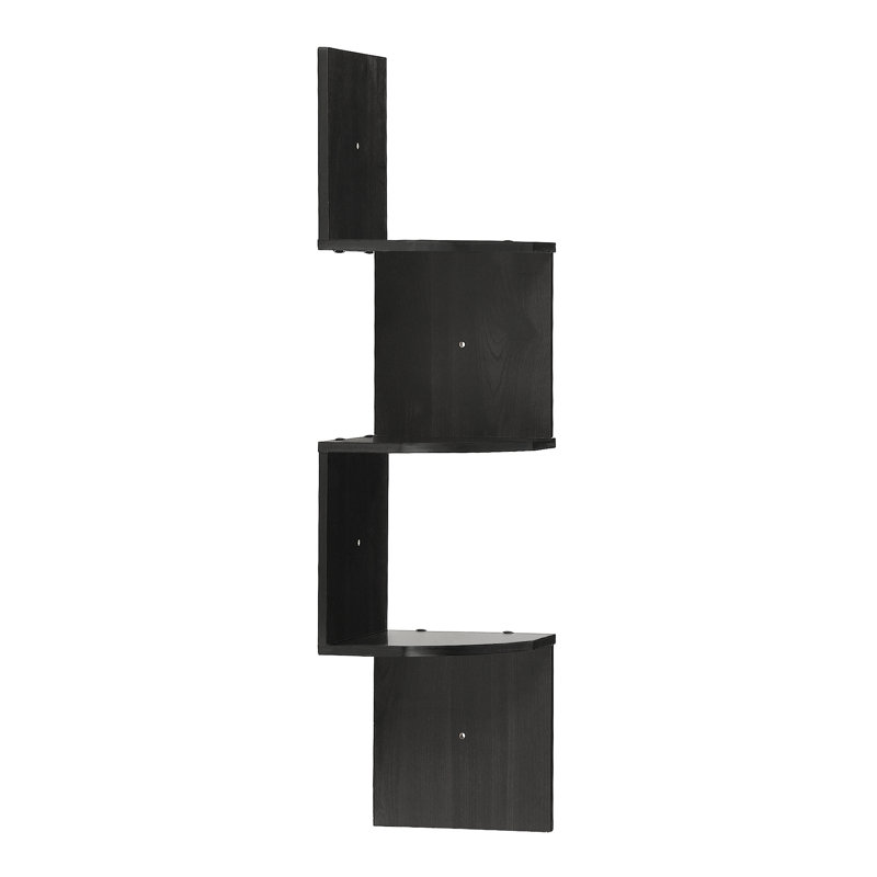 Aliesha 6 Piece Corner Shelf, Espresso