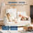 51.9" Small Space Lovesofa with Plush Teddy Fabric and Spring Cushion, 450lb Capacity-934831773