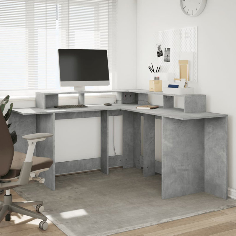 Desk, Concrete Grey