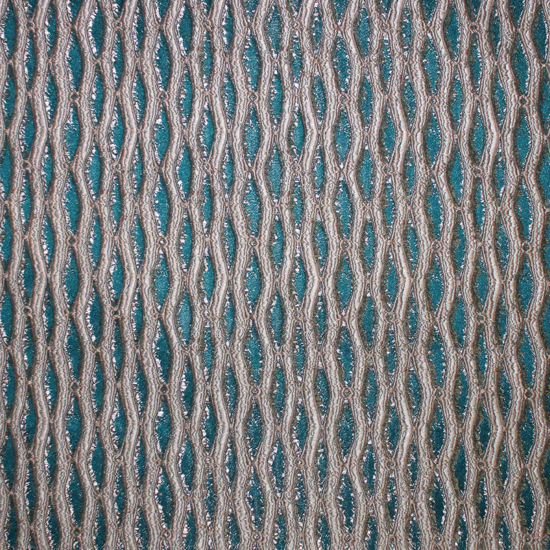 Wavy Jacquard | Peyton Fabric, Peacock