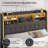 Bed Frame with Bookcase Storage Headboard and 2 Drawers Upholstered Tufted Wingback Beds-766630501-766630496