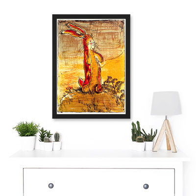 Painting Book Cover Williams Velveteen Rabbit Nicholson - Single Picture Frame Print