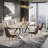 Light luxury modern home dining table-103440084