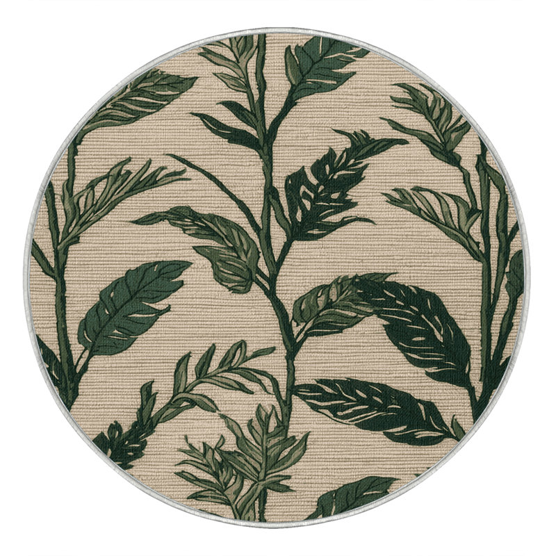  Tapis lavable Purslane, Rond 6 pi