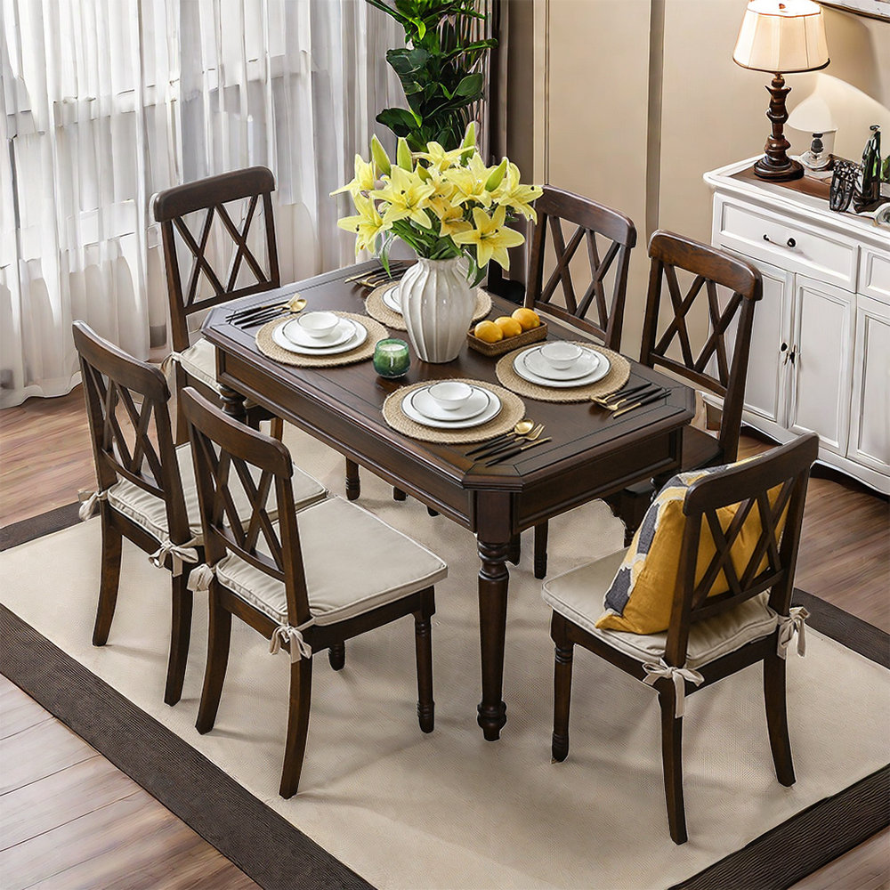Canora Grey Taitum Rectangular Dining Table | Wayfair