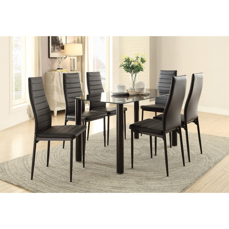 Chaises d'appoint de style moderne avec finition en métal 2 pièces