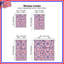Pink Blue Damask Pattern Window Curtains Damask Sheer & Room Darkening - 2 Panels-129428425-129428428