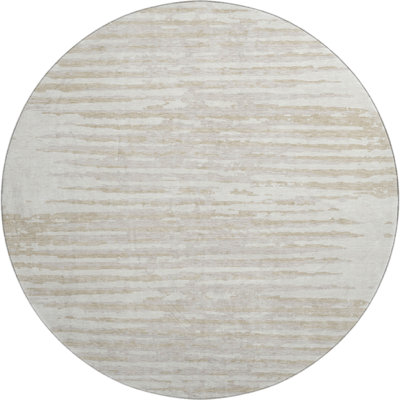 Premium Machine Washable Prisco Ivory Rug