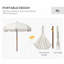 Parasol de plage portatif 6,2 pi Outsunny-1113834797
