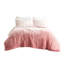Édredon en fausse fourrure Blush Warm - simple / simple TG, ombre, douillet, doux, lavable à la machine