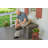 Suncast 73 Gallon Water Resistant Deck Box in Stoney