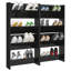 Wall Shoe Cabinets 4 pcs Engineered Wood-872671344