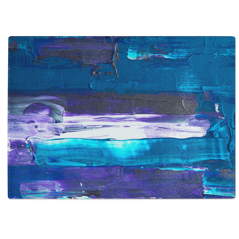 Tempered Glass Art Painting Vol.68 Chopping Board, 39 cm W x 28.5 cm L
