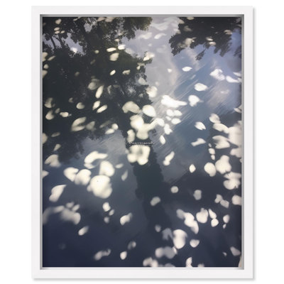 Oliver Gal Treetop Reflections Abstract Photography - Luxury Shadowbox Framed Wall Art