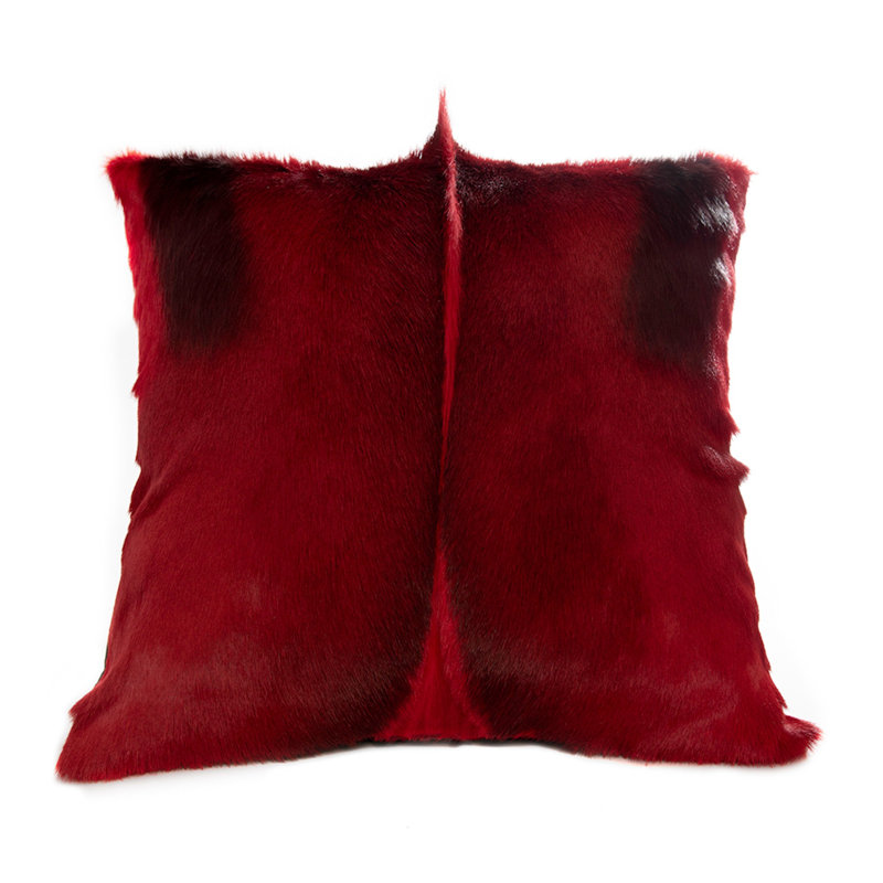 Springbok Accent Pillow by Outpost Original, Red, 17" x 17"