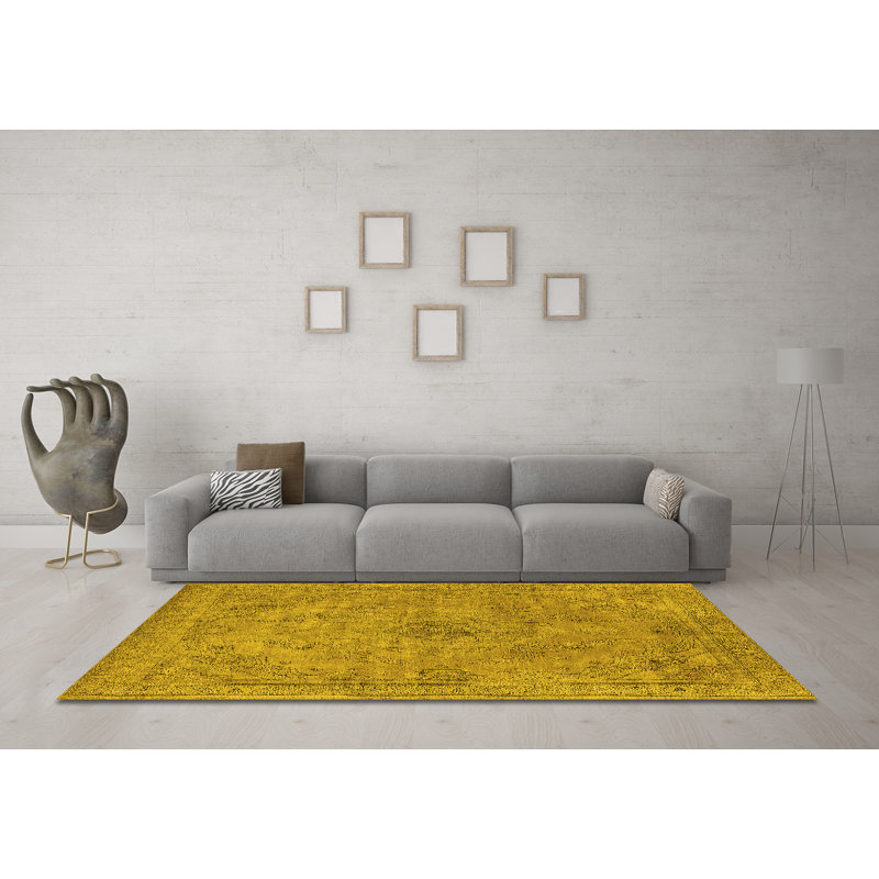 Evagrace Performance Oriental Indoor Rug, Square 3'