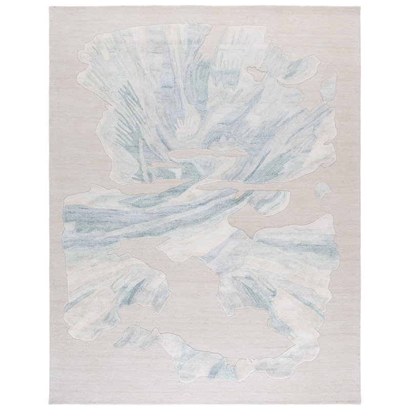 Jatavien Hand Tufted Performance Abstract Rug, Rectangle 8' x 10'