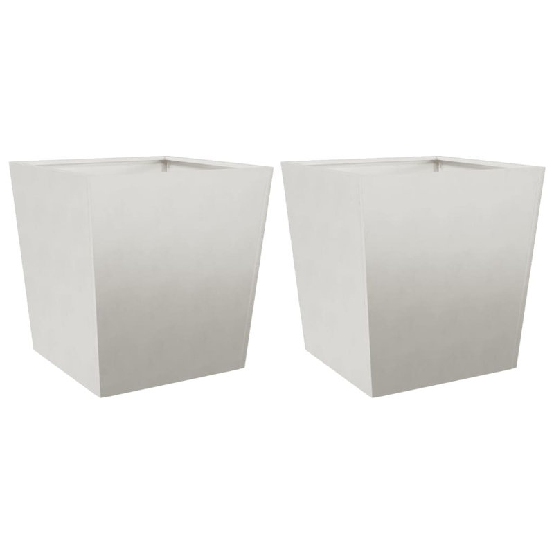 Raice Planter Box, 50cm H x 50cm W x 50cm D, Stainless Steel