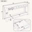 Canapé console de 63 po avec tiroirs de rangement et tablette inférieure pour le vestibule Desinae-275598821