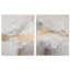 Ensemble d'art mural neutre à impression acrylique Melled Mist Duo par Art Remedy, prêt à accrocher, 36 x 45-505874019-505872798