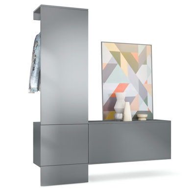 Chappa 156.5 cm W Hallway Set with Shoe Storage