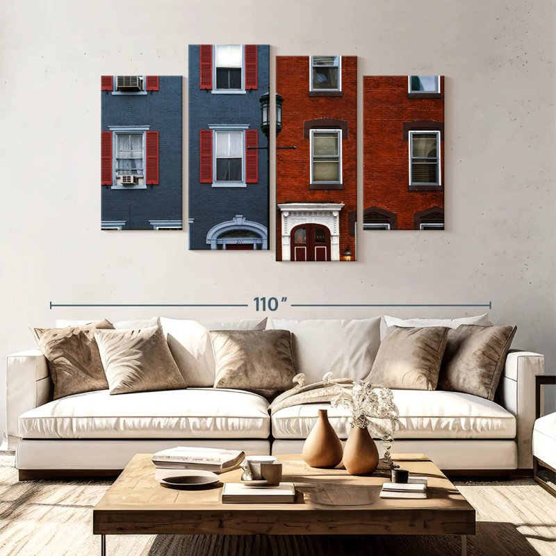 Lilie Philadelphia Brick House, H 22 po x l 36 po