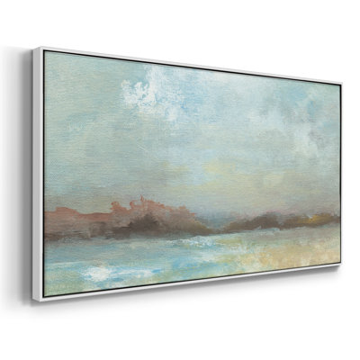 «Ocean Breeze II», toile tendue avec châssis encadré, prête à être accrochée