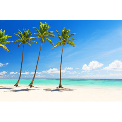 Sandy Beach by Preto_perola - Wrapped Canvas Print