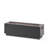 40" Outdoor 50,000 BTU Rectangular Iron Propane Fire Pit, Dark Grey (Tank Cover not Included)