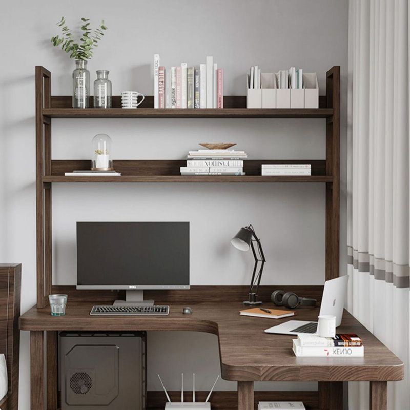 Bureau d'écriture Brownness, H 29,53 po x l 62,99 po x P 47,24 po, Retour à gauche