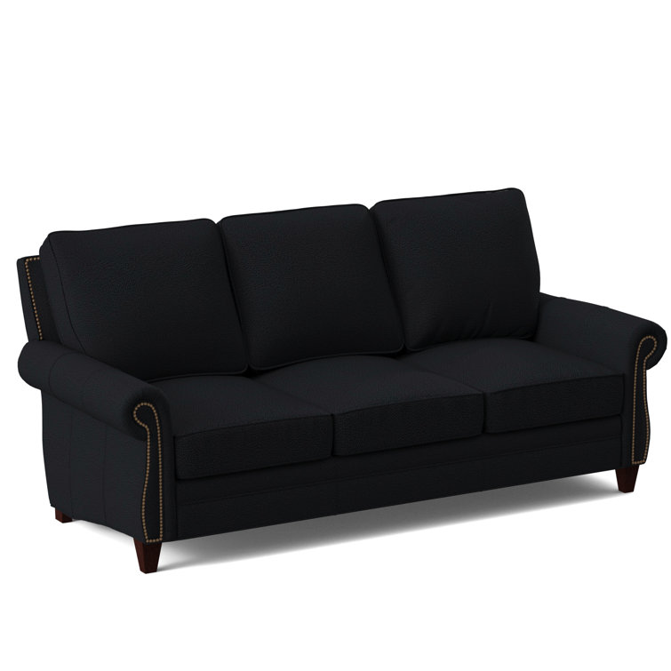 Reddish Leather Sofa